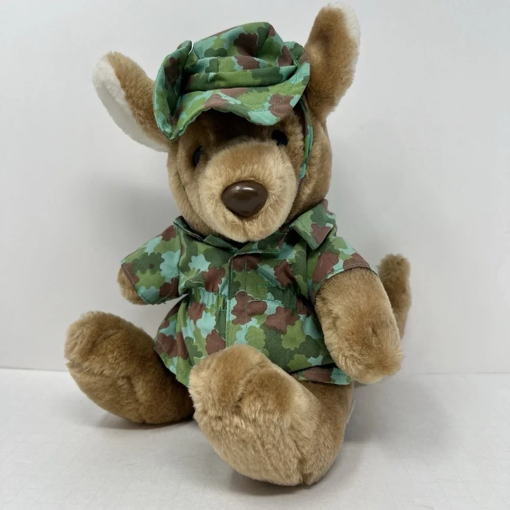 Dakin 1987 Duke Willaby Way Outback Kangaroo Plush Animal‎ in Camouflage 9